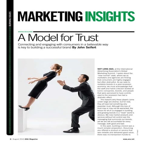 A Model for Trust by John Seifert