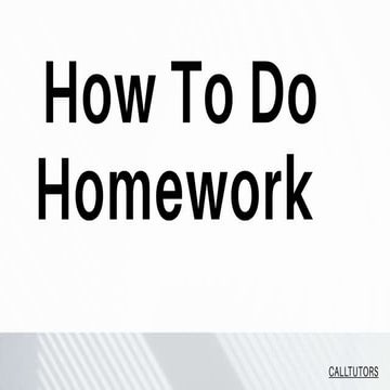 An absolute guide on how to do homework (1)