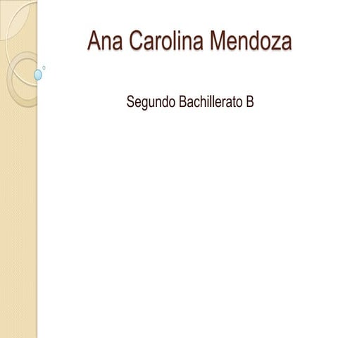 Ana carolina mendoza