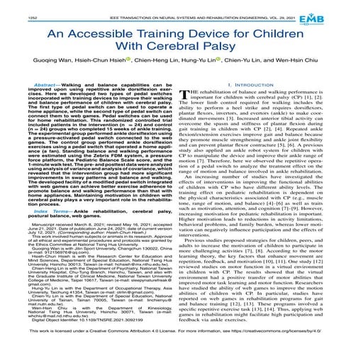Cerebral palsy physiotherapy management | PPTX