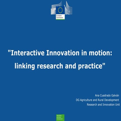 Interactive Innovation in Motion