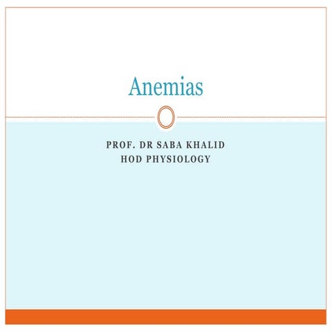 Anaemias