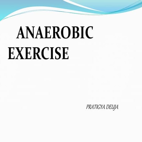 Anaerobic exercise