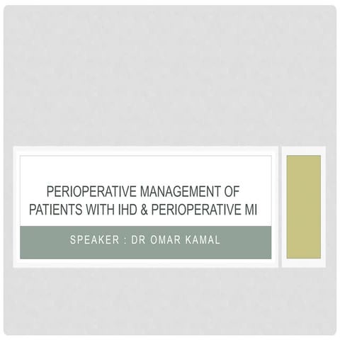 Anaesthetic considerations in cardiac patients undergoing non