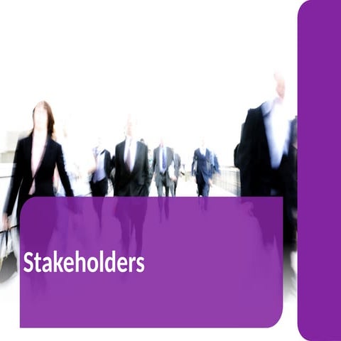 External Stakeholders.powerpoint questions and answers