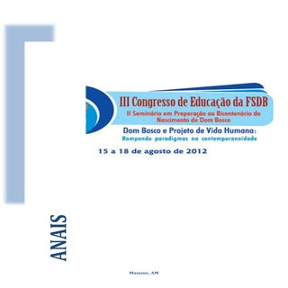 Anais III Congresso de Educação da ...