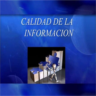 Calidad de Informacion