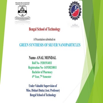 Green Synthesis Of Silver Nanoparticles