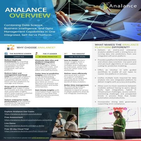 Analance Product Overview