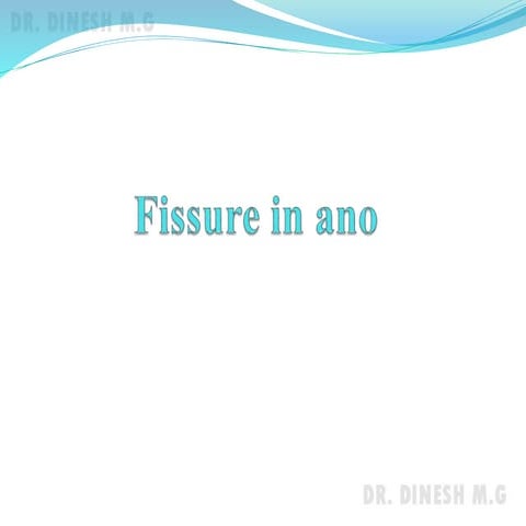 Anal Fissure