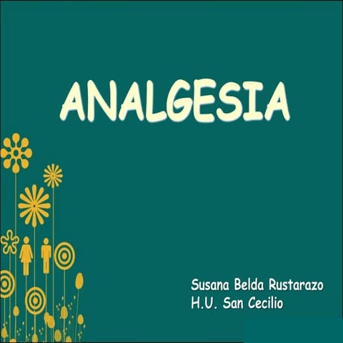 Analgesia