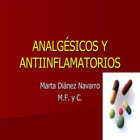 Analgesicos Y Antiinflamatorios | PPT