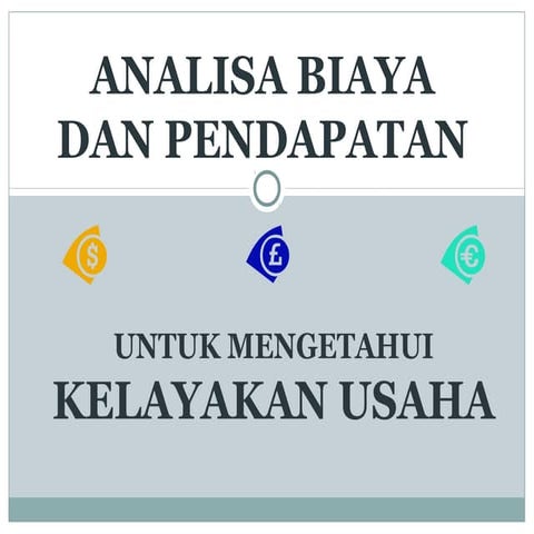 Analisa kelayakan