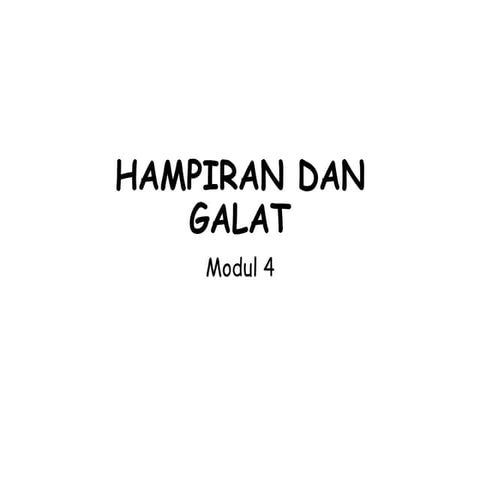 Analisa Numerik Sistem Galat Modul 4.pdf