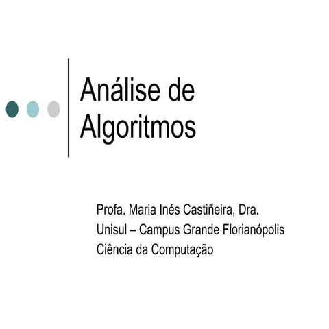 Analise Algoritmos