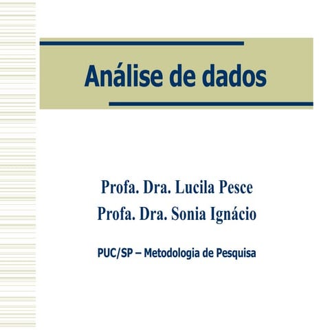 Análise de Dados