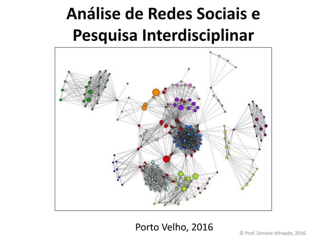 Analise de redes sociais unir 2016