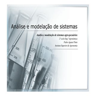 Analise e modelacao de sistemas