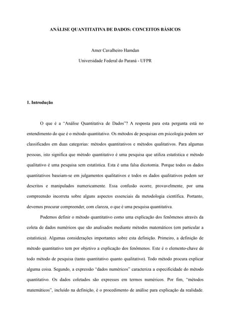 Analise quantitativa dados: conceit...