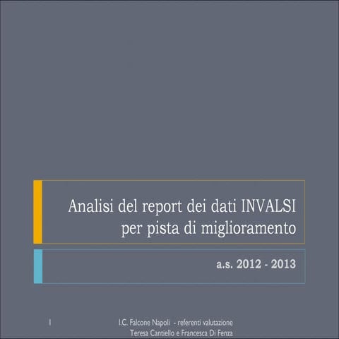 Analisi del report dei dati invalsi per pista