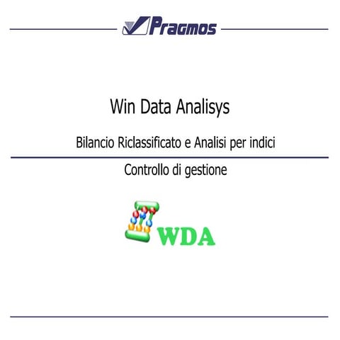 Analisi di bilancio e controllo di gestione