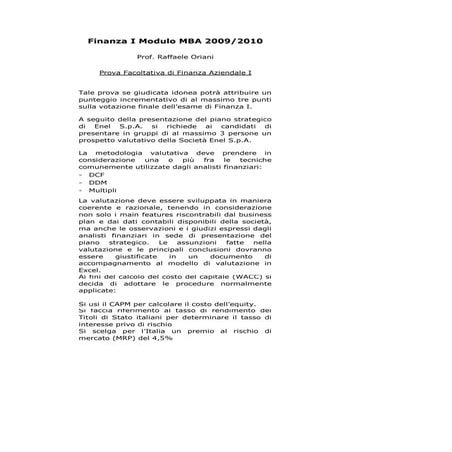 Analisi enel s.p.a.   gagliardi