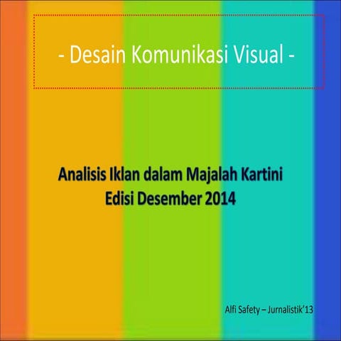 Analisi iklan majalah kartini