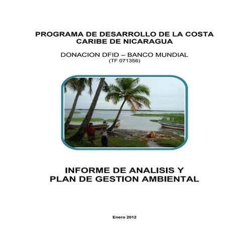 Plan de Manejo de la Reserva Natural Laguna de Apoyo, Nicaragua | PPT