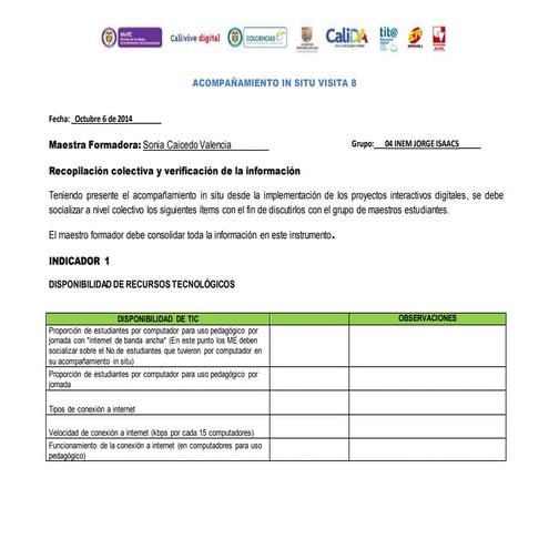 Analisis colectivo visita 8