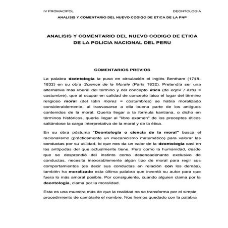 Analisis del-codigo-de-etica-pnp