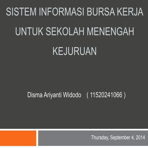 Pemodelan Perangkat Lunak - Analisis Kebutuhan