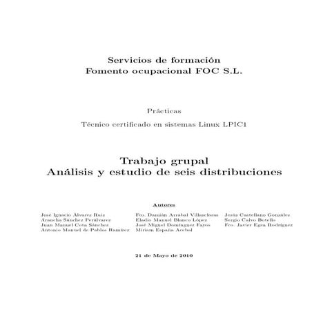 Analisis distribuciones GNU/Linux Mayo 2010 (revisado)