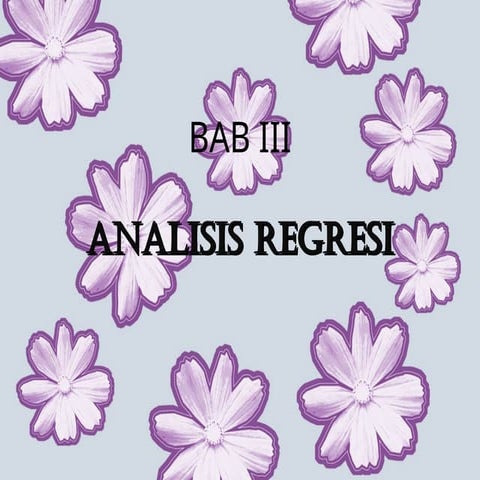 analisis-regresi linier sederhana kuliah