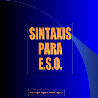 Analisis sintactico