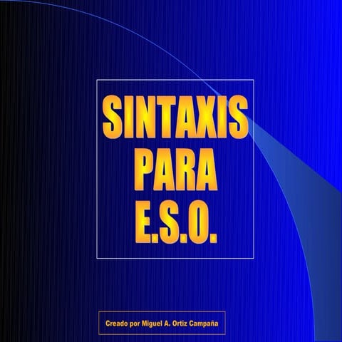 Analisis sintactico