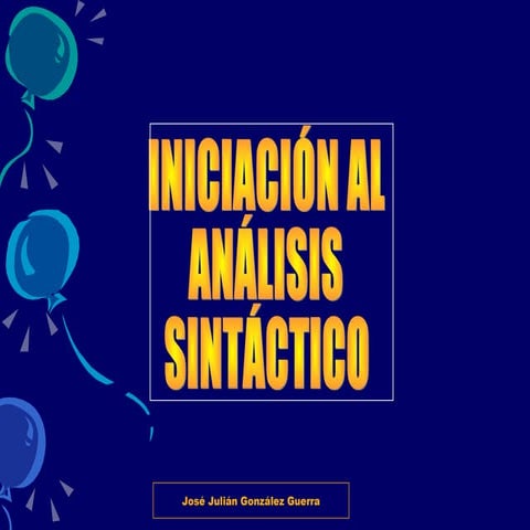 Analisis sintactico primaria
