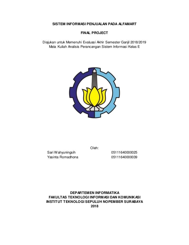 Analisis Sistem Informasi Penjualan Alfamart