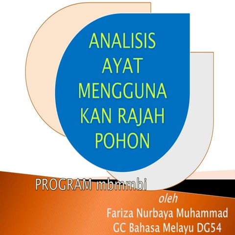 Analisis ayat menggunakan rajah pohon