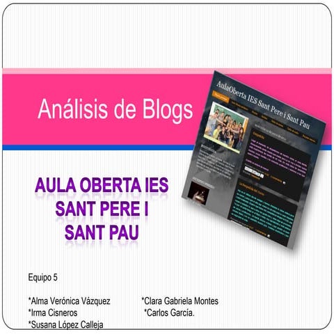 Analisis blog