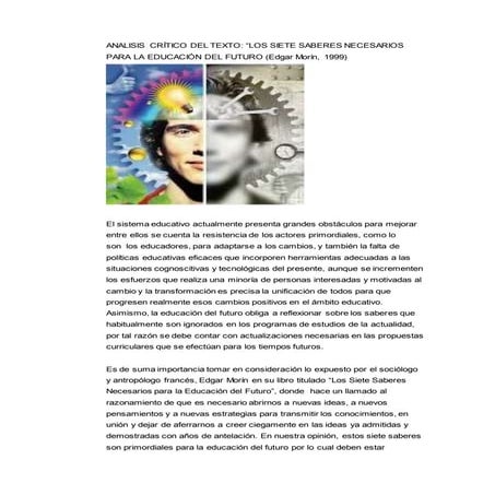 Analisis crítico del texto