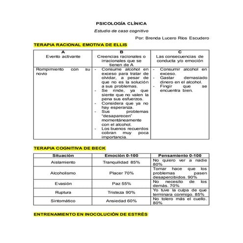 Análisis de caso: Cognitivo