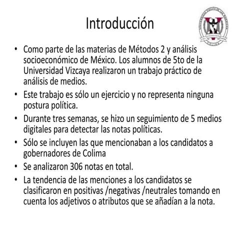 Ejemplo de ejercicio de Análisis de contenido