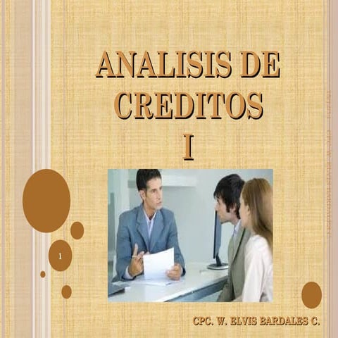 Analisis de creditos