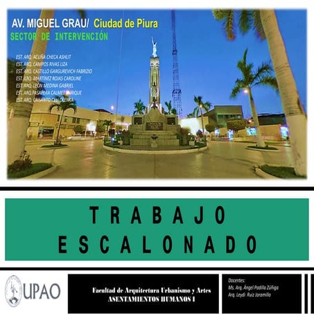 Estructura urbana de la Avenidad Grau-Piura