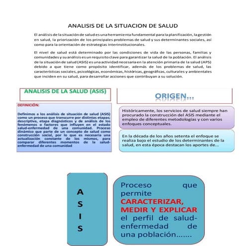 Analisis de la situacion de salud