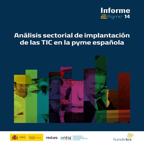 Análisis sectorial de implantación de las TIC en la pyme española 2015