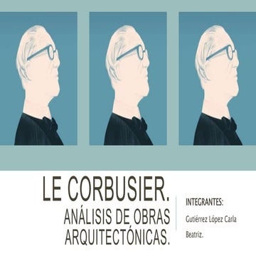 Analisis de obras. Le Corbusier.