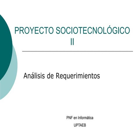 Analisis derequerimientos
