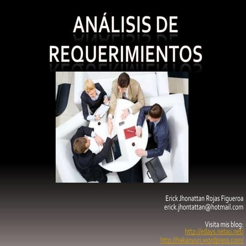 Analisis De Requerimientos   Erick Rojas Figueroa