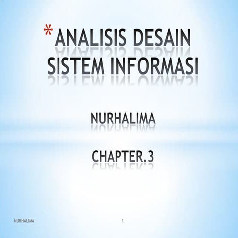 Analisis desain sistem informasi ppt.3